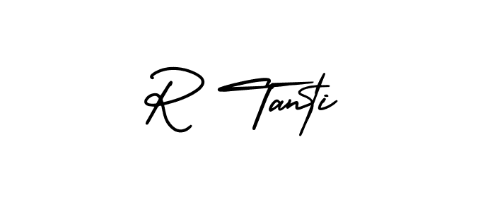 Check out images of Autograph of R Tanti name. Actor R Tanti Signature Style. AmerikaSignatureDemo-Regular is a professional sign style online. R Tanti signature style 3 images and pictures png