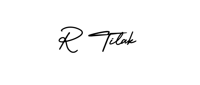 Check out images of Autograph of R Tilak name. Actor R Tilak Signature Style. AmerikaSignatureDemo-Regular is a professional sign style online. R Tilak signature style 3 images and pictures png