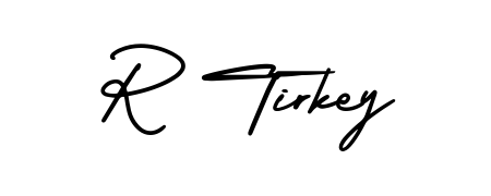 Build your personal autograph collection for name R Tirkey with AmerikaSignatureDemo-Regular design. Browse, select, and save your favorites. R Tirkey signature style 3 images and pictures png