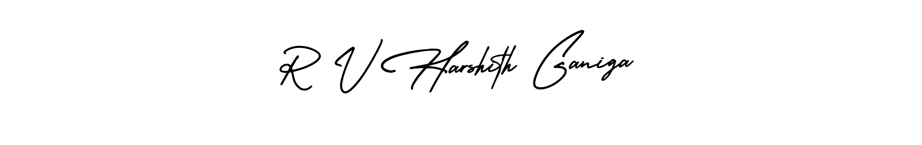 Check out images of Autograph of R V Harshith Ganiga name. Actor R V Harshith Ganiga Signature Style. AmerikaSignatureDemo-Regular is a professional sign style online. R V Harshith Ganiga signature style 3 images and pictures png