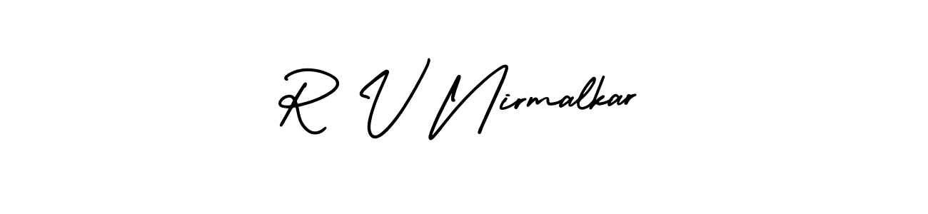 See photos of R V Nirmalkar official signature by Spectra . Check more albums & portfolios. Read reviews & check more about AmerikaSignatureDemo-Regular font. R V Nirmalkar signature style 3 images and pictures png