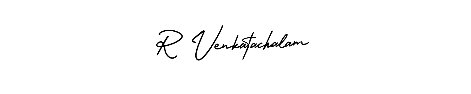 Make a beautiful signature design for name R Venkatachalam. Use this online signature maker to create a handwritten signature for free. R Venkatachalam signature style 3 images and pictures png