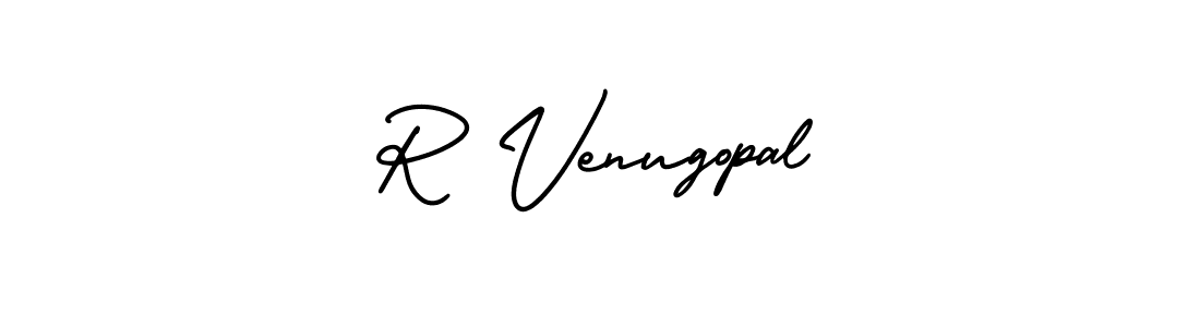 Design your own signature with our free online signature maker. With this signature software, you can create a handwritten (AmerikaSignatureDemo-Regular) signature for name R Venugopal. R Venugopal signature style 3 images and pictures png