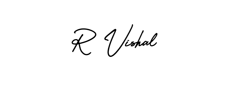 You can use this online signature creator to create a handwritten signature for the name R Vishal. This is the best online autograph maker. R Vishal signature style 3 images and pictures png