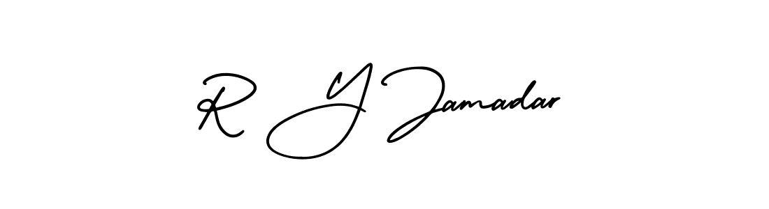 Make a beautiful signature design for name R Y Jamadar. Use this online signature maker to create a handwritten signature for free. R Y Jamadar signature style 3 images and pictures png