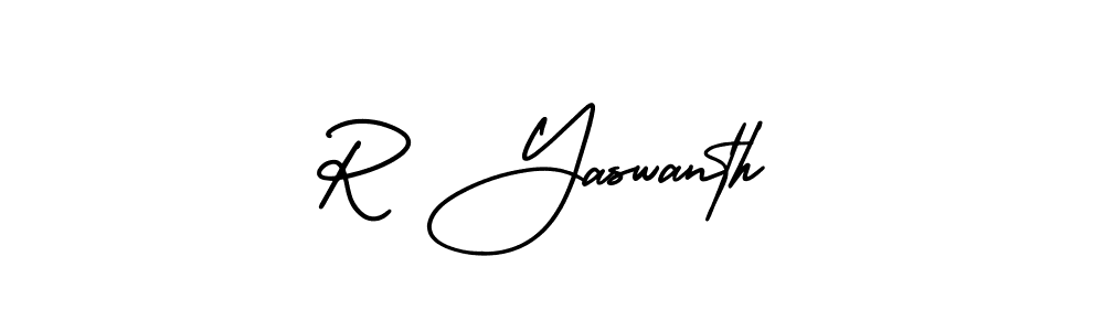 How to Draw R Yaswanth signature style? AmerikaSignatureDemo-Regular is a latest design signature styles for name R Yaswanth. R Yaswanth signature style 3 images and pictures png