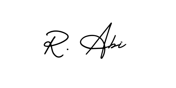 It looks lik you need a new signature style for name R. Abi. Design unique handwritten (AmerikaSignatureDemo-Regular) signature with our free signature maker in just a few clicks. R. Abi signature style 3 images and pictures png