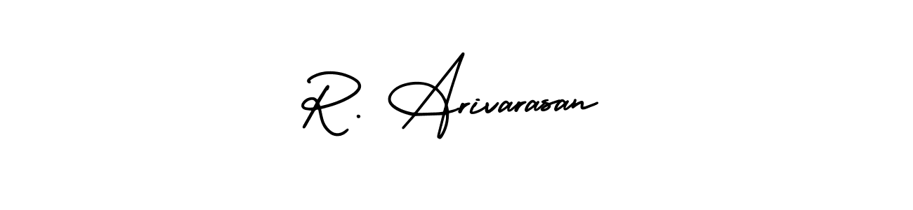 Make a short R. Arivarasan signature style. Manage your documents anywhere anytime using AmerikaSignatureDemo-Regular. Create and add eSignatures, submit forms, share and send files easily. R. Arivarasan signature style 3 images and pictures png