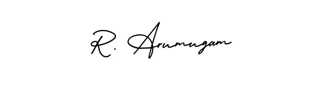 Make a beautiful signature design for name R. Arumugam. Use this online signature maker to create a handwritten signature for free. R. Arumugam signature style 3 images and pictures png