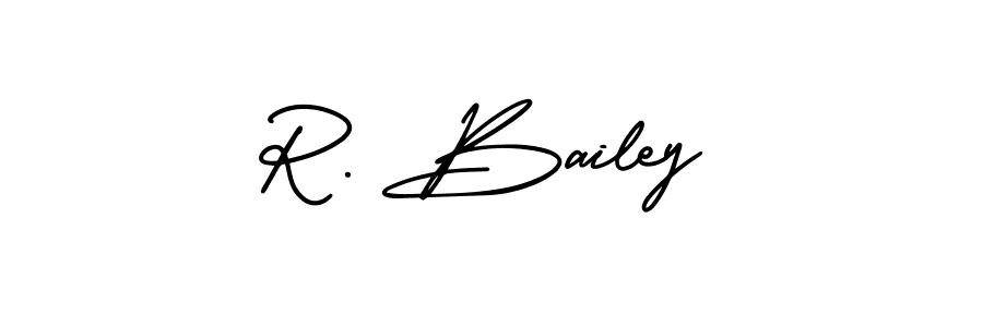 Create a beautiful signature design for name R. Bailey. With this signature (AmerikaSignatureDemo-Regular) fonts, you can make a handwritten signature for free. R. Bailey signature style 3 images and pictures png