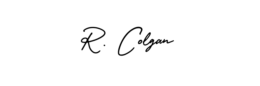 How to make R. Colgan signature? AmerikaSignatureDemo-Regular is a professional autograph style. Create handwritten signature for R. Colgan name. R. Colgan signature style 3 images and pictures png