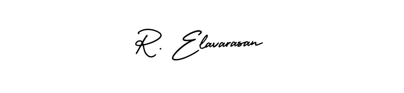 How to make R. Elavarasan signature? AmerikaSignatureDemo-Regular is a professional autograph style. Create handwritten signature for R. Elavarasan name. R. Elavarasan signature style 3 images and pictures png