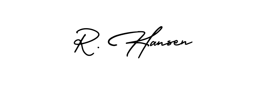 Check out images of Autograph of R. Hansen name. Actor R. Hansen Signature Style. AmerikaSignatureDemo-Regular is a professional sign style online. R. Hansen signature style 3 images and pictures png