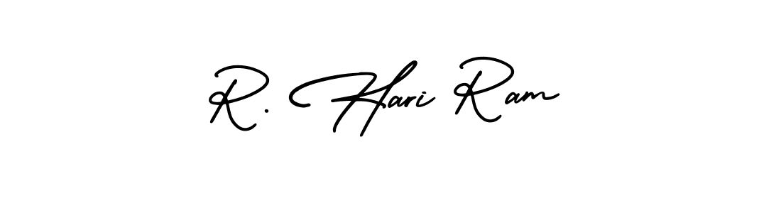 Make a beautiful signature design for name R. Hari Ram. With this signature (AmerikaSignatureDemo-Regular) style, you can create a handwritten signature for free. R. Hari Ram signature style 3 images and pictures png