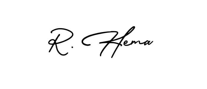 R. Hema stylish signature style. Best Handwritten Sign (AmerikaSignatureDemo-Regular) for my name. Handwritten Signature Collection Ideas for my name R. Hema. R. Hema signature style 3 images and pictures png