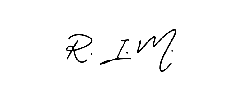 Also we have R. I. M. name is the best signature style. Create professional handwritten signature collection using AmerikaSignatureDemo-Regular autograph style. R. I. M. signature style 3 images and pictures png