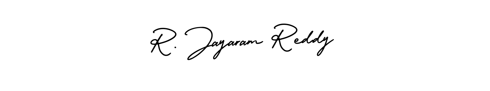 if you are searching for the best signature style for your name R. Jayaram Reddy. so please give up your signature search. here we have designed multiple signature styles  using AmerikaSignatureDemo-Regular. R. Jayaram Reddy signature style 3 images and pictures png