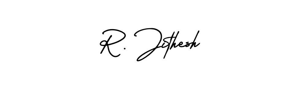 Make a beautiful signature design for name R. Jithesh. Use this online signature maker to create a handwritten signature for free. R. Jithesh signature style 3 images and pictures png