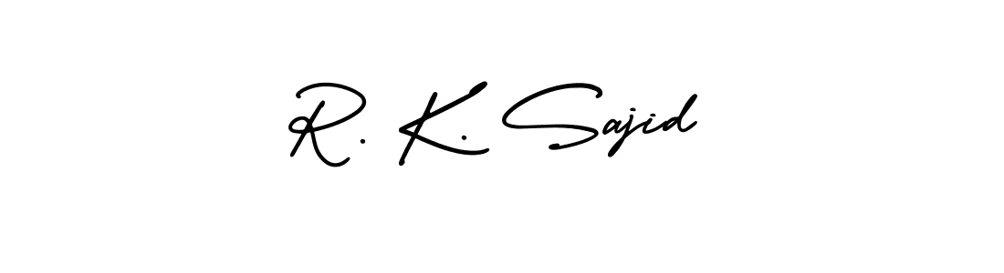 Once you've used our free online signature maker to create your best signature AmerikaSignatureDemo-Regular style, it's time to enjoy all of the benefits that R. K. Sajid name signing documents. R. K. Sajid signature style 3 images and pictures png