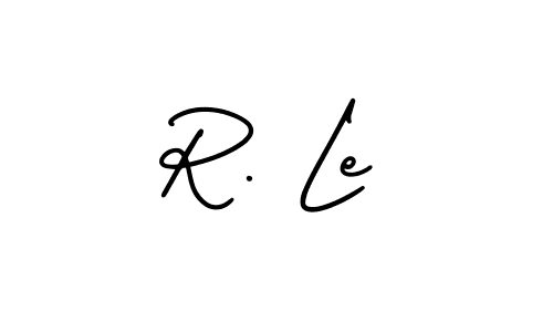 This is the best signature style for the R. Le name. Also you like these signature font (AmerikaSignatureDemo-Regular). Mix name signature. R. Le signature style 3 images and pictures png