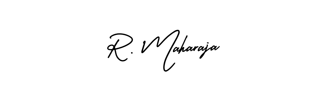 Make a beautiful signature design for name R. Maharaja. With this signature (AmerikaSignatureDemo-Regular) style, you can create a handwritten signature for free. R. Maharaja signature style 3 images and pictures png