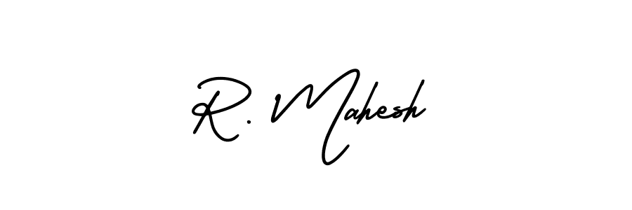 How to Draw R. Mahesh signature style? AmerikaSignatureDemo-Regular is a latest design signature styles for name R. Mahesh. R. Mahesh signature style 3 images and pictures png