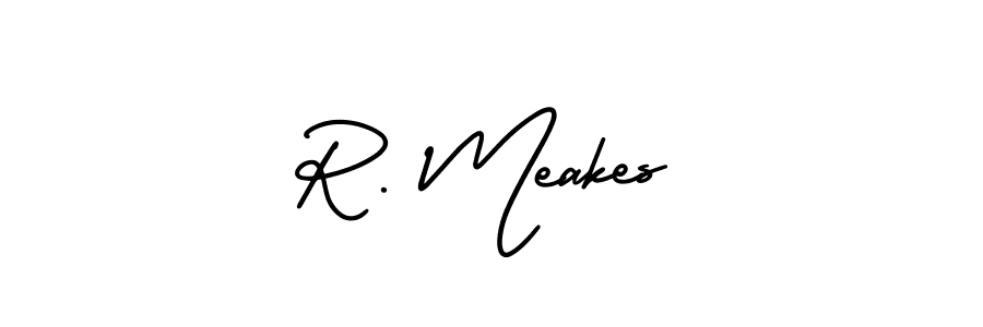 See photos of R. Meakes official signature by Spectra . Check more albums & portfolios. Read reviews & check more about AmerikaSignatureDemo-Regular font. R. Meakes signature style 3 images and pictures png