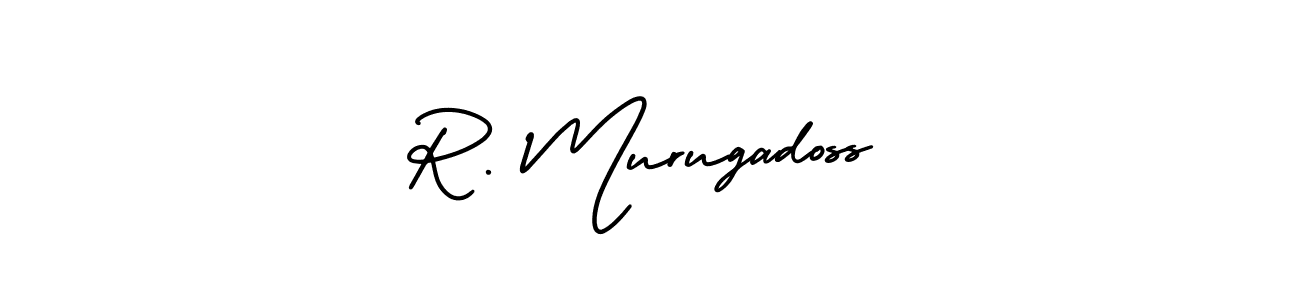 Create a beautiful signature design for name R. Murugadoss. With this signature (AmerikaSignatureDemo-Regular) fonts, you can make a handwritten signature for free. R. Murugadoss signature style 3 images and pictures png
