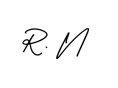 How to make R. N signature? AmerikaSignatureDemo-Regular is a professional autograph style. Create handwritten signature for R. N name. R. N signature style 3 images and pictures png