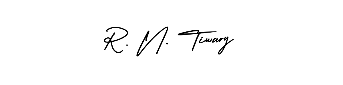 Check out images of Autograph of R. N. Tiwary name. Actor R. N. Tiwary Signature Style. AmerikaSignatureDemo-Regular is a professional sign style online. R. N. Tiwary signature style 3 images and pictures png