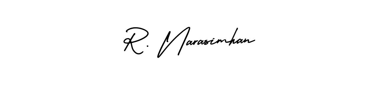 Check out images of Autograph of R. Narasimhan name. Actor R. Narasimhan Signature Style. AmerikaSignatureDemo-Regular is a professional sign style online. R. Narasimhan signature style 3 images and pictures png