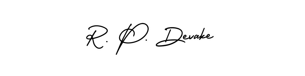 Also we have R. P. Devake name is the best signature style. Create professional handwritten signature collection using AmerikaSignatureDemo-Regular autograph style. R. P. Devake signature style 3 images and pictures png