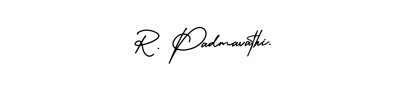 It looks lik you need a new signature style for name R. Padmavathi.. Design unique handwritten (AmerikaSignatureDemo-Regular) signature with our free signature maker in just a few clicks. R. Padmavathi. signature style 3 images and pictures png