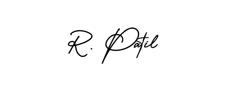 Make a beautiful signature design for name R. Patil. With this signature (AmerikaSignatureDemo-Regular) style, you can create a handwritten signature for free. R. Patil signature style 3 images and pictures png