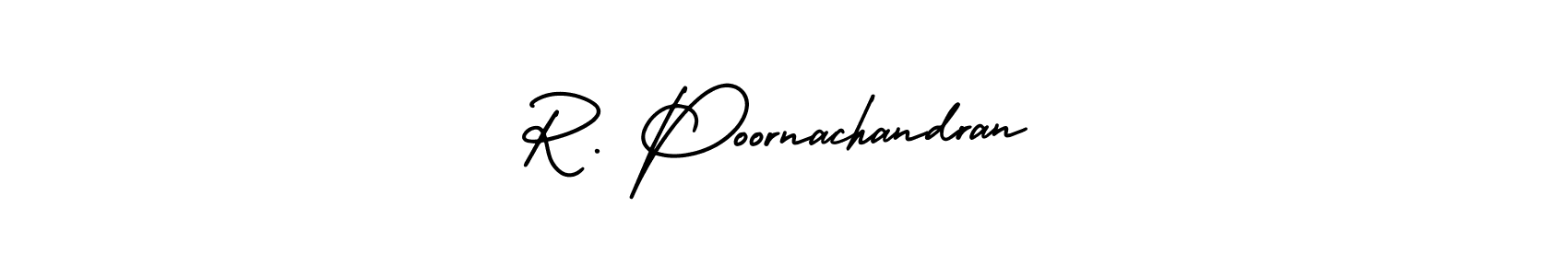 Best and Professional Signature Style for R. Poornachandran. AmerikaSignatureDemo-Regular Best Signature Style Collection. R. Poornachandran signature style 3 images and pictures png