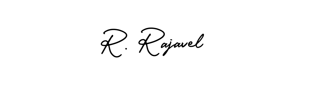 Make a beautiful signature design for name R. Rajavel. With this signature (AmerikaSignatureDemo-Regular) style, you can create a handwritten signature for free. R. Rajavel signature style 3 images and pictures png
