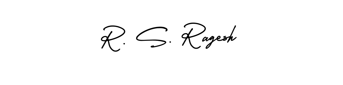 This is the best signature style for the R. S. Ragesh name. Also you like these signature font (AmerikaSignatureDemo-Regular). Mix name signature. R. S. Ragesh signature style 3 images and pictures png