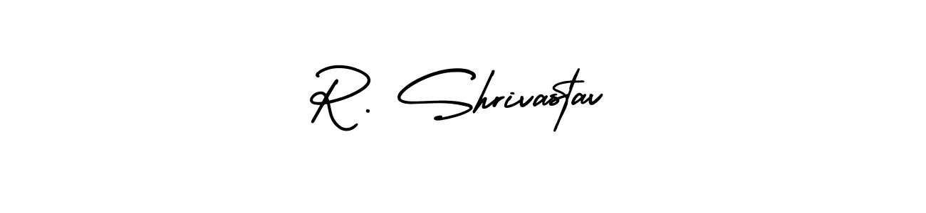 Create a beautiful signature design for name R. Shrivastav. With this signature (AmerikaSignatureDemo-Regular) fonts, you can make a handwritten signature for free. R. Shrivastav signature style 3 images and pictures png