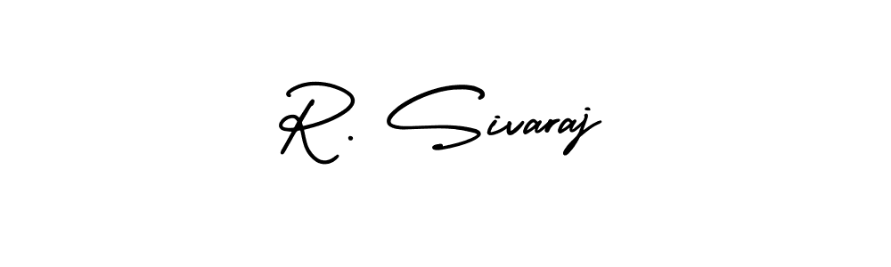 Use a signature maker to create a handwritten signature online. With this signature software, you can design (AmerikaSignatureDemo-Regular) your own signature for name R. Sivaraj. R. Sivaraj signature style 3 images and pictures png