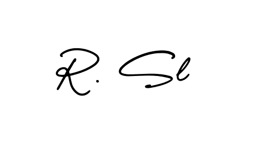 Also You can easily find your signature by using the search form. We will create R. Sl name handwritten signature images for you free of cost using AmerikaSignatureDemo-Regular sign style. R. Sl signature style 3 images and pictures png