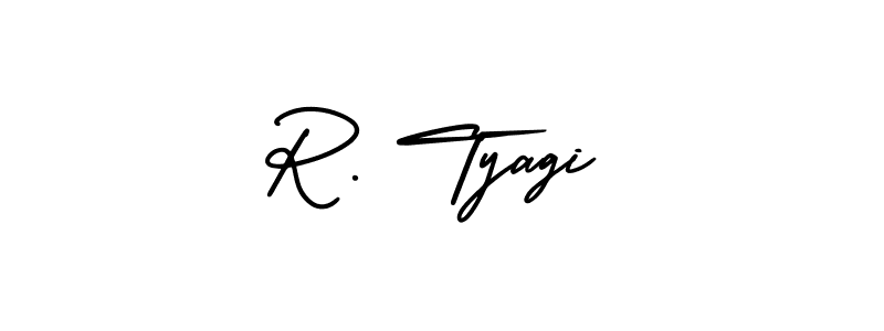 How to Draw R. Tyagi signature style? AmerikaSignatureDemo-Regular is a latest design signature styles for name R. Tyagi. R. Tyagi signature style 3 images and pictures png