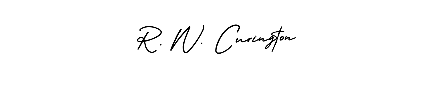 if you are searching for the best signature style for your name R. W. Curington. so please give up your signature search. here we have designed multiple signature styles  using AmerikaSignatureDemo-Regular. R. W. Curington signature style 3 images and pictures png