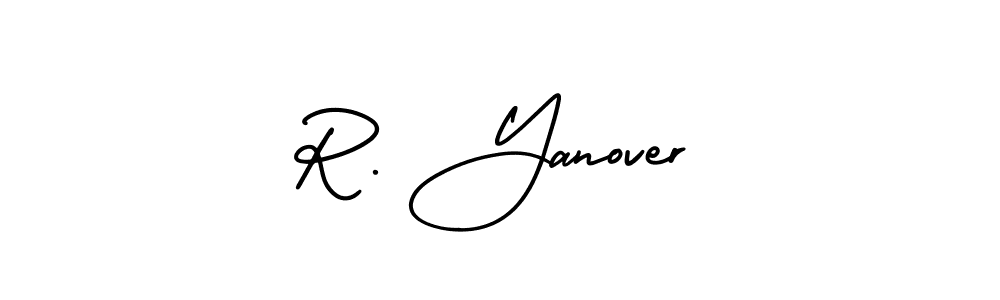 See photos of R. Yanover official signature by Spectra . Check more albums & portfolios. Read reviews & check more about AmerikaSignatureDemo-Regular font. R. Yanover signature style 3 images and pictures png