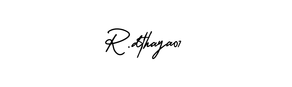 Also You can easily find your signature by using the search form. We will create R.dthaya07 name handwritten signature images for you free of cost using AmerikaSignatureDemo-Regular sign style. R.dthaya07 signature style 3 images and pictures png