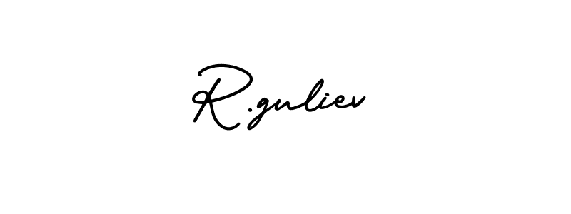 if you are searching for the best signature style for your name R.guliev. so please give up your signature search. here we have designed multiple signature styles  using AmerikaSignatureDemo-Regular. R.guliev signature style 3 images and pictures png