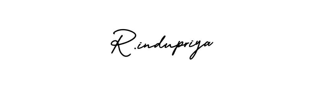 R.indupriya stylish signature style. Best Handwritten Sign (AmerikaSignatureDemo-Regular) for my name. Handwritten Signature Collection Ideas for my name R.indupriya. R.indupriya signature style 3 images and pictures png