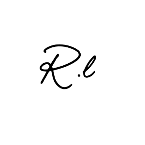 Similarly AmerikaSignatureDemo-Regular is the best handwritten signature design. Signature creator online .You can use it as an online autograph creator for name R.l. R.l signature style 3 images and pictures png