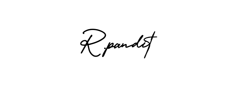 It looks lik you need a new signature style for name R.pandit. Design unique handwritten (AmerikaSignatureDemo-Regular) signature with our free signature maker in just a few clicks. R.pandit signature style 3 images and pictures png