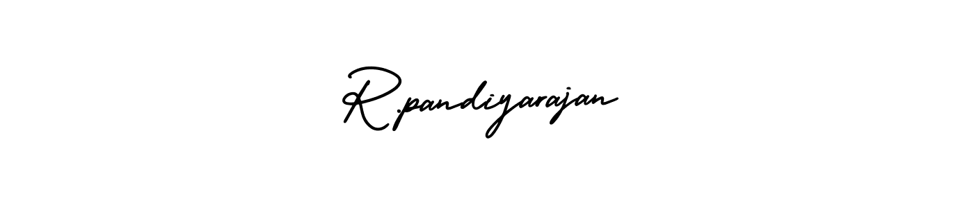 Design your own signature with our free online signature maker. With this signature software, you can create a handwritten (AmerikaSignatureDemo-Regular) signature for name R.pandiyarajan. R.pandiyarajan signature style 3 images and pictures png