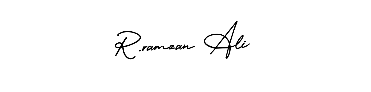 Make a beautiful signature design for name R.ramzan Ali. Use this online signature maker to create a handwritten signature for free. R.ramzan Ali signature style 3 images and pictures png